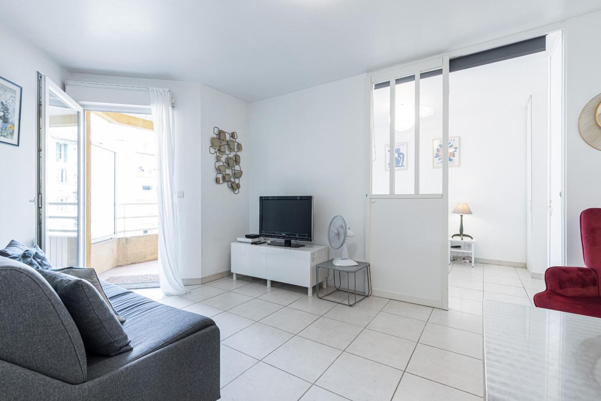 Apartamento Quiet 1 Bdr Port! Close Place Du Pin Garibaldi Niza