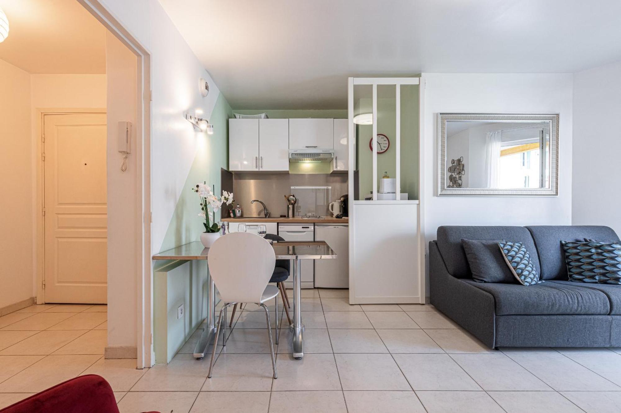 Quiet 1 Bdr Port! Close Place Du Pin Garibaldi * Niza