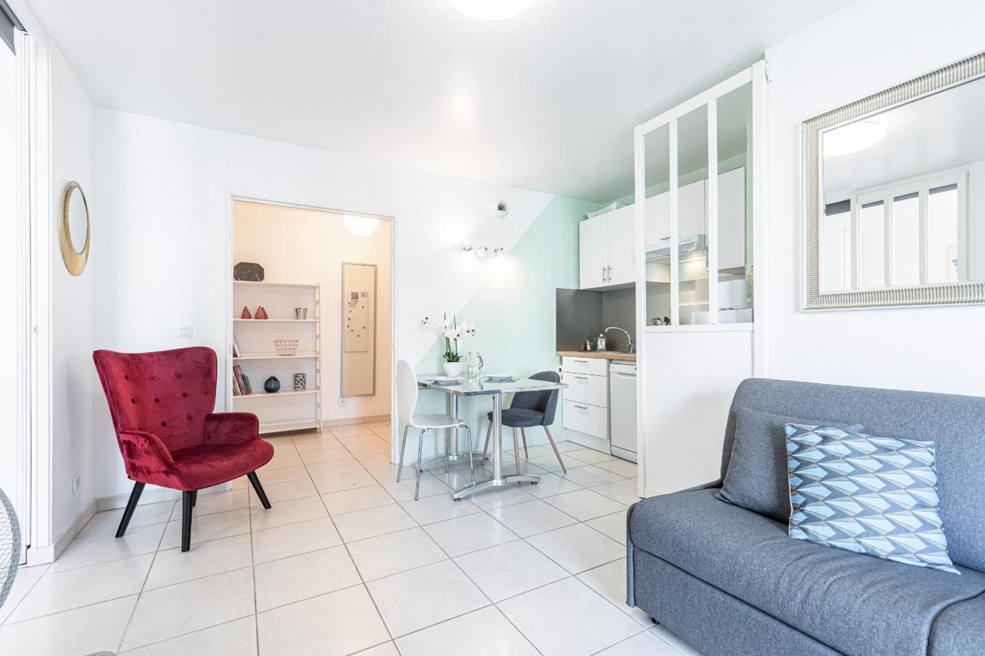 Quiet 1 Bdr Port! Close Place Du Pin Garibaldi Apartamento Niza